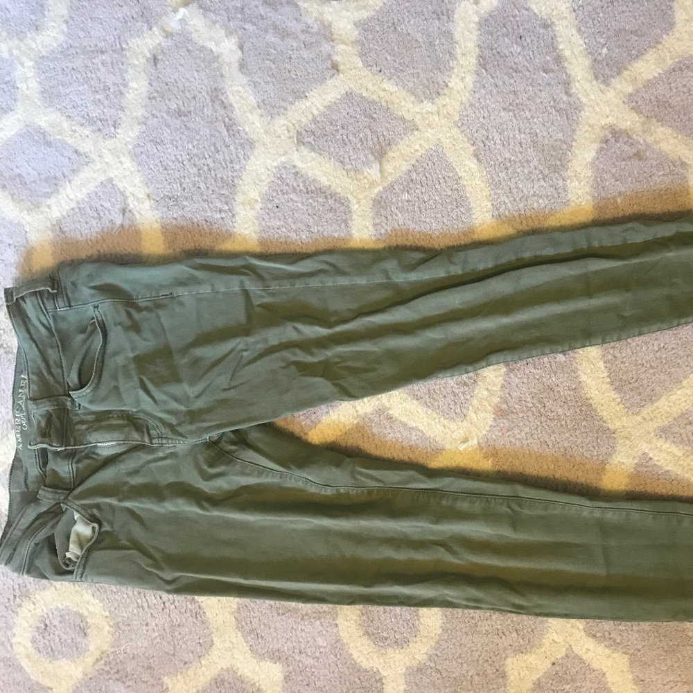 Green AE Jeggings